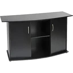 Підставка під акваріум Природа овальна з дверима 120х40х70 см чорна