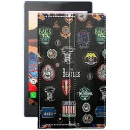 Чехол StatusCASE из экокожи для планшета Lenovo Tab 3 TB3-850f Битлз