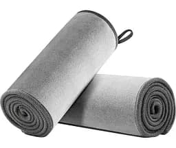 Рушники з мікрофібри для автомобіля Baseus Easy 40x40 см, 2 шт Grey (CRXCMJ-0G) - мініатюра 2