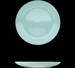 Тарілка керамічна Well Done 20 см бірюзова (WD-5023G)