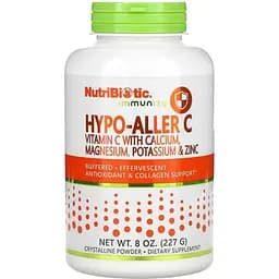 Витамин C с кальцием, магнием, калием и цинком NutriBiotic Immunity Hypo-Aller C 227 г
