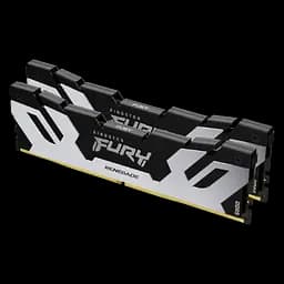 Оперативная память Kingston Fury 96GB (2x48GB) DDR5 6400MHz Renegade Silver XMP (ex.HyperX) (KF564C32RSK2-96)