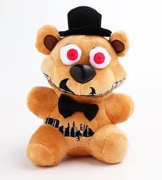М'яка плюшева іграшка П'ять ночей із Фредді, кошмарний Фредді Freddy 22 см, Аніматроніки, ФНАФ