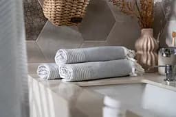 Рушник Ardesto SPA 90х170 см 100% бавовна сірий (ART2690GR)  - мініатюра 8