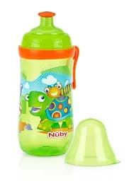 Поїльник Nuby Pop up Черепашка з ковпачком, 360 мл (1250grntrtl)