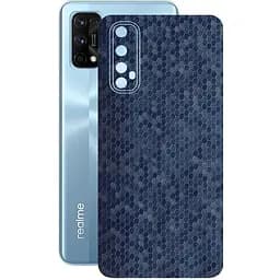 Захисна плівка StatusSKIN для Realme 7 2020 Корпус Вініл Соти сині