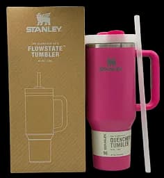 Термокухоль Stanley Quencher H2.0 Tumbler з неіржавкої сталі Pink 1,18 л KT7001917