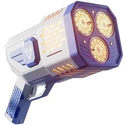 Пістолет з мильними бульбашками SHT 333-16 на 36 отворів + 2xbottle 150ml Blue