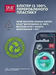 Нитка зубна Splat Professional Dental Floss Mint & Silver з волокнами срібла та м'ятою 30 м - мініатюра 8