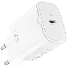 Мережевий зарядний пристрій XO L131 (EU) PD30W USB-C Fast Charging Білий