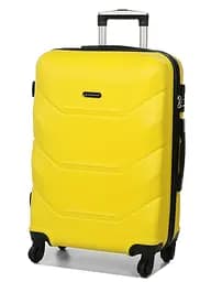 Валіза середня M Madisson Snowball 32303 пластикова 70л Жовта