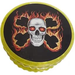 Гриндер для измельчения табака Ashtray HL-183-1 Череп с костями (do226)