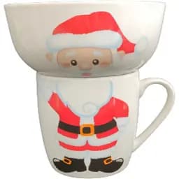 Набір дитячого посуду Limited Edition Santa 2 предмети(YF6038)