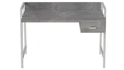 Письмовий стіл Ferrum-decor 750x1000x600 Білий метал ДСП Бетон 32 мм (FRD-103442) - мініатюра 3