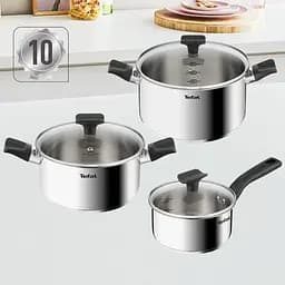 Набір посуду Delicious, 6предметів, нержавіюча сталь, бакеліт, скло Tefal kuh0014754 - мініатюра 9