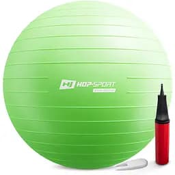 Фітбол Hop-Sport 85см зелений + насос 2020 - мініатюра 7