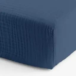 Комплект постільної білизни Cosas Denim Двоспальний муслін кобальт (Muslin_026Denim_El160-026Denim_180) - мініатюра 9