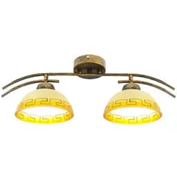 Люстра стельова Brille в спальню E27 60W BR (BKL-164C/2)