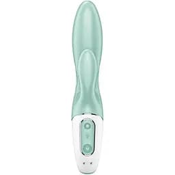 Вибратор-кролик Satisfyer Air Pump Bunny 5+ 21.5х3.6 см мятный