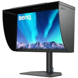 Монітор TFT 27" BenQ SW272Q, 2K IPS, 2хHDMI, DP, USB-C, HAS, USB-hub, MCR, Pivot, сірий (9H.LLPLB.QBE) - мініатюра 8