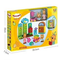 Конструктор дитячий, 32 деталі, фігурки 2 героїв, рухомі елементи, 2010