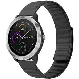 Силіконовий магнітний ремінець Primolux Magnet для годинника Garmin Vivoactive 3/Vivomove HR/Forerunner Black