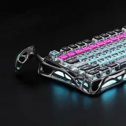 Клавіатура GravaStar Mercury V75 Pro 80keys Magnetic Jade Gaming 8K USB-A RGB Cyberpunk (GSV75PRO_U_RM_EGRY) - мініатюра 9