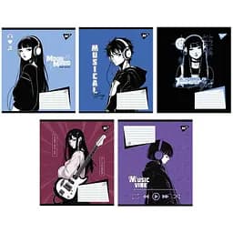 Нотний зошит Yes А5/12 Anime moon music упаковка 25 шт. (767435)