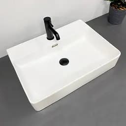 Умивальник VBI Bitonto M white накладний підвісний VBI-015701, Білий