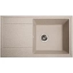 Гранітна кухонна мийка Romzha Jorum 86 Bezhvy (401) з крилом