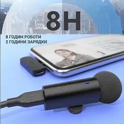 Мікрофон Fifine (M6) Wireless Black (M6) - мініатюра 8