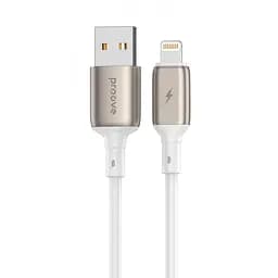 Кабель Proove Flex Metal USB to Lightning 2.4A (1m) white (CCFM20001102)