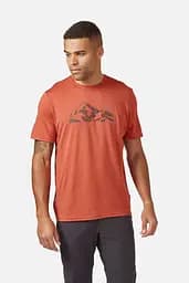 Футболка Rab Mantle Mountain Tee L Коралловый