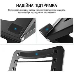 Підставка для ноутбука планшета OfficePro LS-325G Gray - мініатюра 7