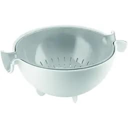 Набор миска с коландером Guzzini серый (29250033)