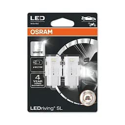 Комплект світлодіодних ламп OSRAM 7505DWP-02B W21W/T20 2W 6000K 12V - мініатюра 2