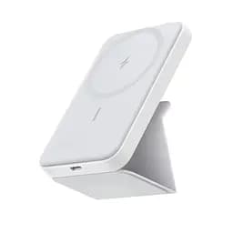 Магнітний павербанк Anker 622 MagGo 5000 mAh 12W з бездротовою зарядкою та підставкою білий
