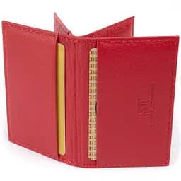 Візитниця-книга ST Leather 19214 червона - мініатюра 3