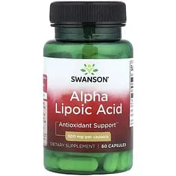 Альфа-ліпоєва кислота Swanson Alpha Lipoic Acid 300 мг 60 капсул