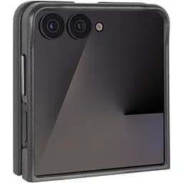 Шкіряний чохол Epik Leather Case AAA для Samsung Galaxy Z Flip6 Black