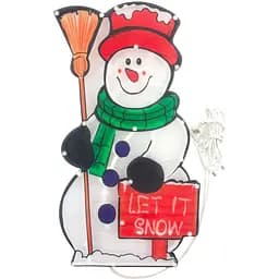 Світлодіодна декорація Devilon Сніговик 42x23 см 20 л IP20 (640140)
