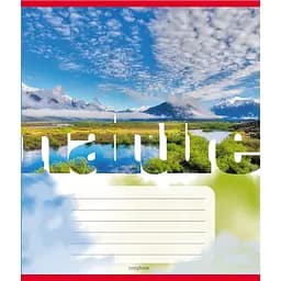 Зошит загальний "Природа" Leader 060-610048K-3 в клітинку, 60 аркушів