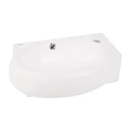 Умивальник Qtap Leo 420x280x150 White QT11111008LW, Білий - мініатюра 4