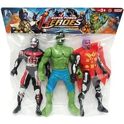 Набір героїв Bambi Марвел вид 2 з підсвічуванням 033A