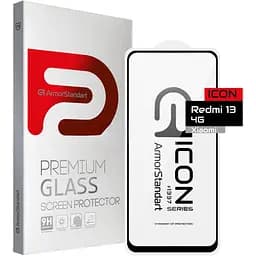 Захисне скло ArmorStandart Icon Full Glass для Redmi 13 4G / Poco M6 4G Black (ARM78247) [110938] - мініатюра 2