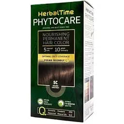 Краска для волос Herbal Time Phytocare тон 5C (Золотистый каштан) 125 мл