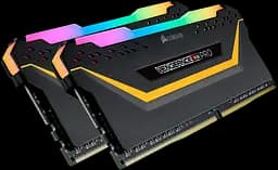 Оперативна пам'ять Corsair 16GB (2x8GB) DDR4 3200MHz Vengeance RGB Pro Black (CMW16GX4M2C3200C16) - мініатюра 2