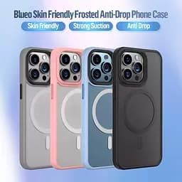 Чохол Blueo Frosted Anti-Drop with MagSafe для Apple iPhone 14 Pro Black [84453] - мініатюра 4
