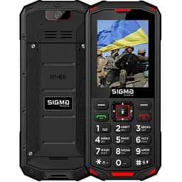 Мобильный телефон Sigma Mobile X-treme PA68 Black-Red (UA UCRF)