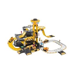 Парковка MH 101 с подсветкой и звуковыми эффектами 3 металлопластиковые модели спецтехники, озвучивание на английском